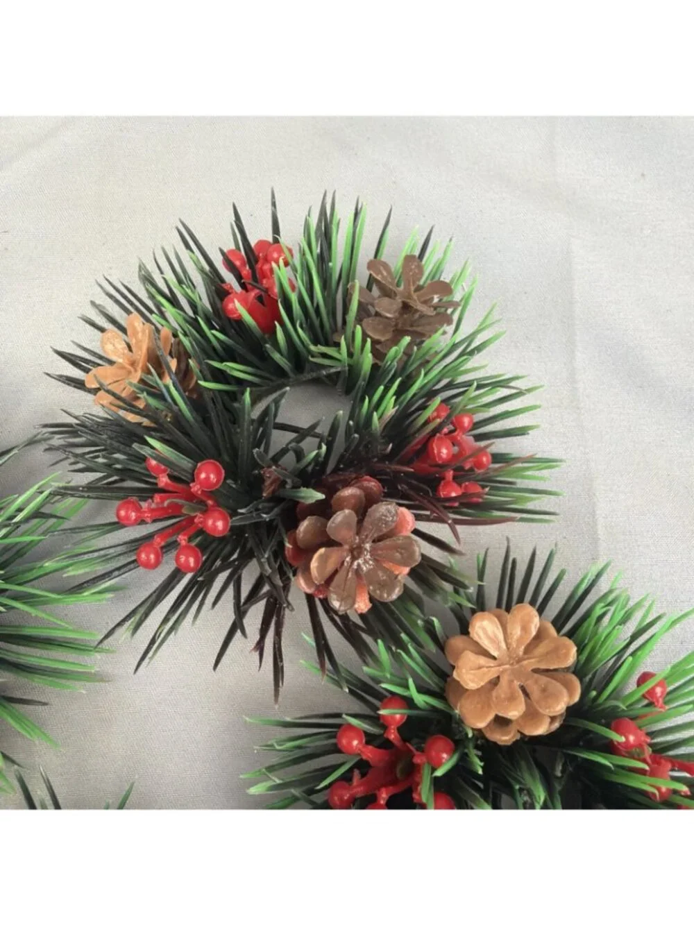 Vintage Plastic Christmas Candle Rings 1